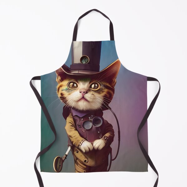 Item preview, Cute Steampunk Cat in Top Hat designed and sold by Eliteijr.
