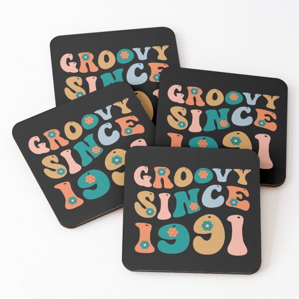 Item preview, Groovy Since 1991 | 31th Birthday | Retro Groovy Birthday designed and sold by AMINE  ★★★★★.