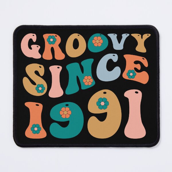 Item preview, Groovy Since 1991 | 31th Birthday | Retro Groovy Birthday designed and sold by AMINE ★★★★★.