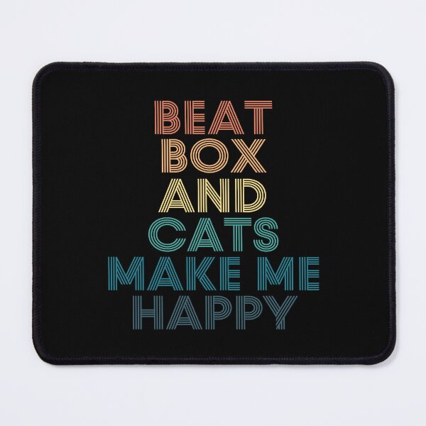 Item preview, Beat box And Cats Make Me Happy designed and sold by kindxinn.