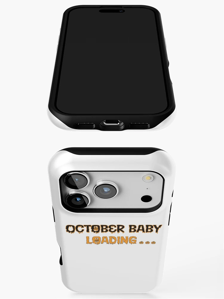 Thumbnail 3 of 4, iPhone Case, October Baby Loading designed and sold by EdGraphics.