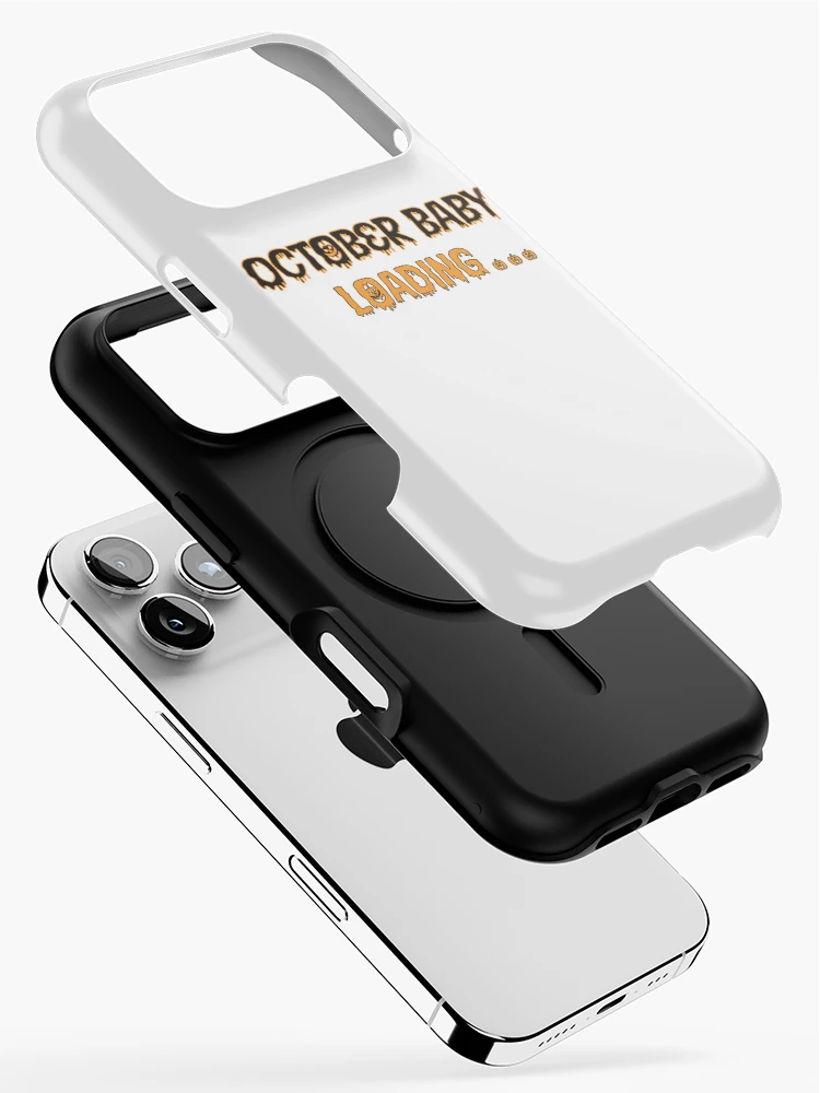 Thumbnail 2 of 4, iPhone Case, October Baby Loading designed and sold by EdGraphics.