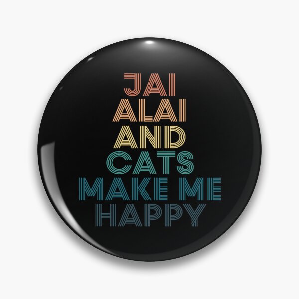 Item preview, Jai alai And Cats Make Me Happy designed and sold by kindxinn.