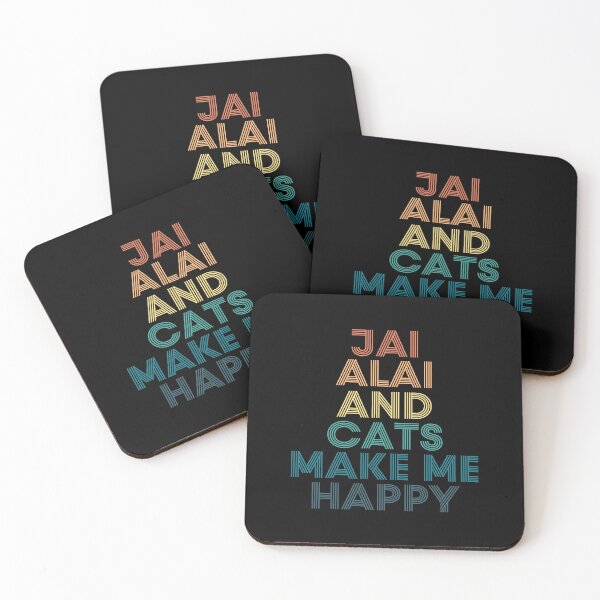 Item preview, Jai alai And Cats Make Me Happy designed and sold by kindxinn.