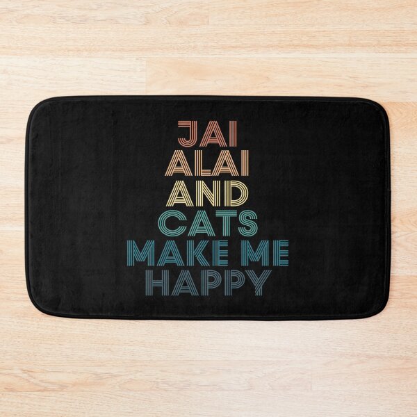 Item preview, Jai alai And Cats Make Me Happy designed and sold by kindxinn.
