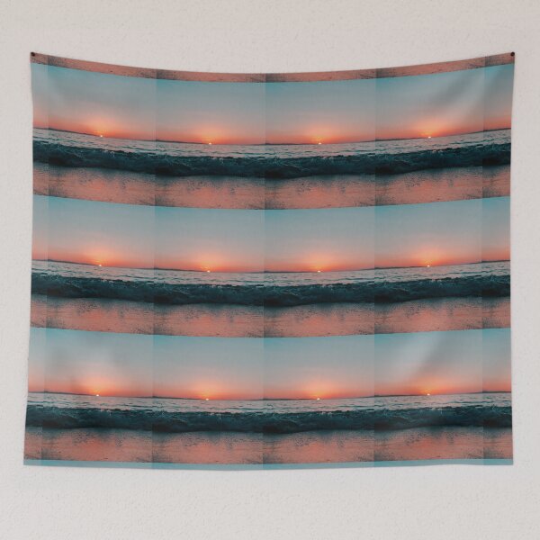 Item preview, DISTANT SUNSET OVER THE SEA designed and sold by MJ96-PRO.