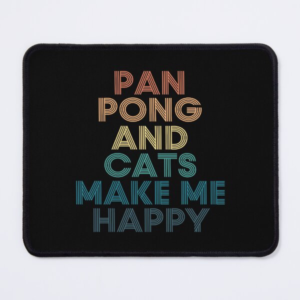 Item preview, Pan Pong And Cats Make Me Happy designed and sold by kindxinn.