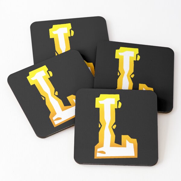 Item preview, Golden Yellow Letter L designed and sold by JaxNaBox.