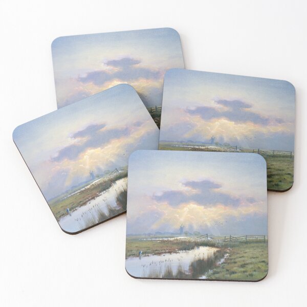 Item preview, Late Afternoon at Halvergate designed and sold by Norfolk Broads Art.