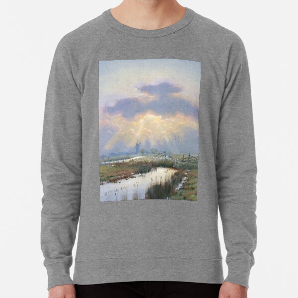 Late Afternoon at Halvergate Lightweight Sweatshirt