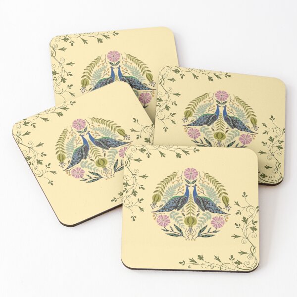 Item preview, Peacock design floral beautiful designed and sold by Thawbiya.