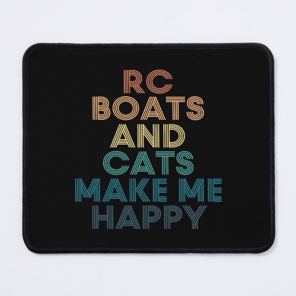 Item preview, RC Boats And Cats Make Me Happy designed and sold by kindxinn.