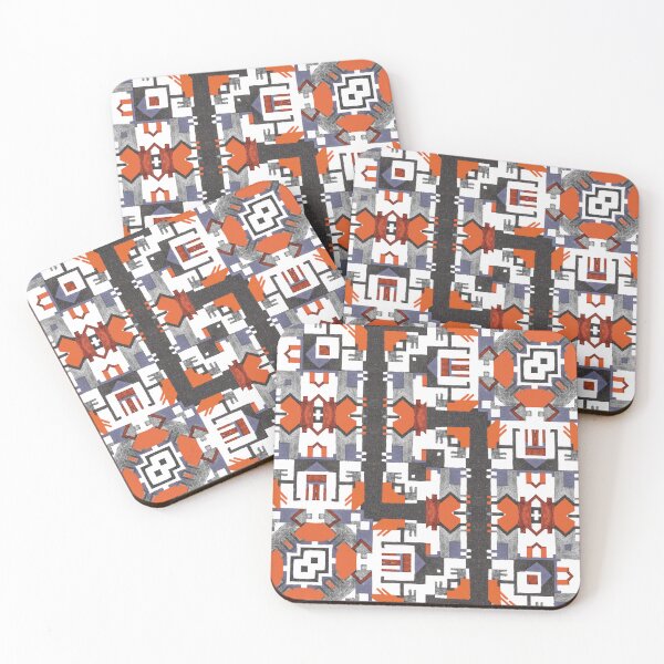 Item preview, Stencilled Look Art Deco Pattern by Jenny Meehan 9 designed and sold by Jenny Meehan Art Prints and Patterns  .