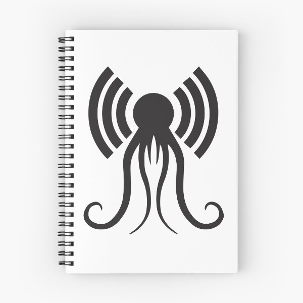 Item preview, The H.P. Lovecraft Literary Podcast Logo - Black designed and sold by WitchHouseMedia.