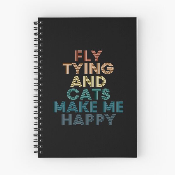 Item preview, Fly Tying And Cats Make Me Happy designed and sold by kindxinn.