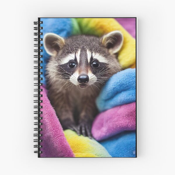 Item preview, Baby Raccoon - Rainbow Critters Collection designed and sold by RealityJockey.