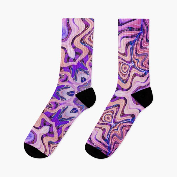Item preview, Boho Vibes Abstract Mandala Maximalism Hippie Style Eclectic Mix of Purple Blue Pink Lilac 10 of 16 designed and sold by Beachy.