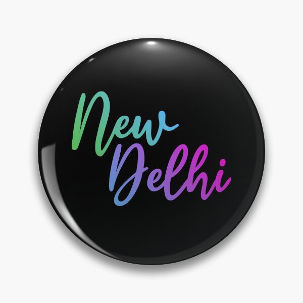 Item preview, New Delhi - capital of India - rainbow name of city designed and sold by ALLURE-minimal.