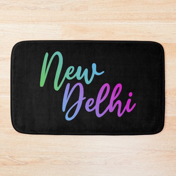 Item preview, New Delhi - capital of India - rainbow name of city designed and sold by ALLURE-minimal.