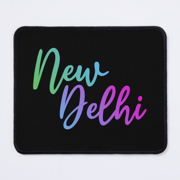 Item preview, New Delhi - capital of India - rainbow name of city designed and sold by ALLURE-minimal.