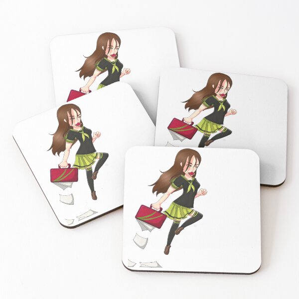 Item preview, Anime girl running with toast  designed and sold by RyuuSisters.