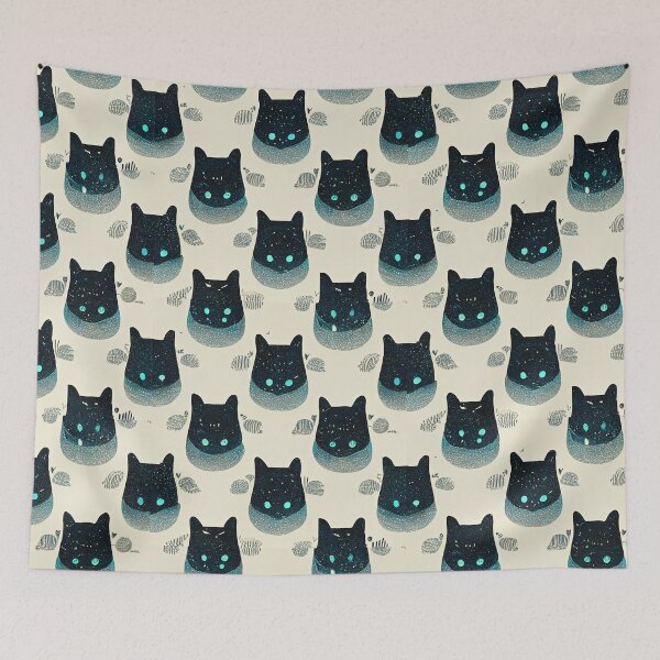 Item preview, Cute alien cat pattern designed and sold by Chillapy.