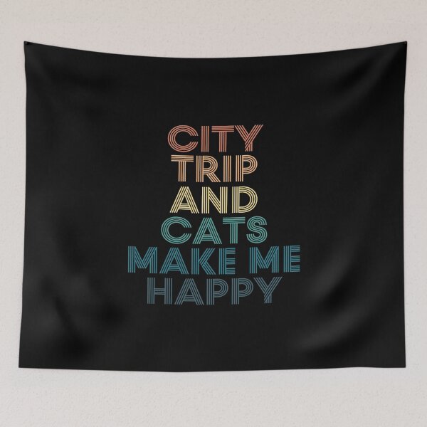 Item preview, City Trip And Cats Make Me Happy designed and sold by kindxinn.