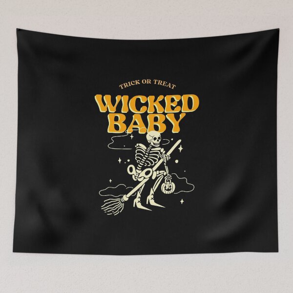 Item preview, Trick or Treat Wicked Baby - Skeleton - great for Halloween! designed and sold by InsultTees.