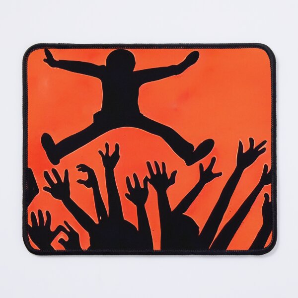 Item preview, Stage Diving, digital linocut designed and sold by skillunused.