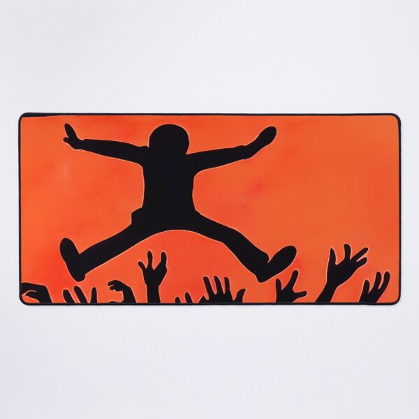 Item preview, Stage Diving, digital linocut designed and sold by skillunused.