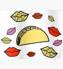Lustiger Taco küsst South Park Poster