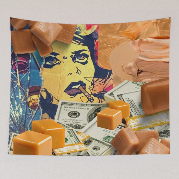 Item preview, CARAMEL COLLAGE designed and sold by Swooncake Press.