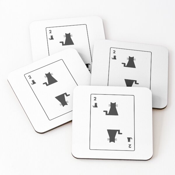 Item preview, Two of cats playing card designed and sold by Amilaz.