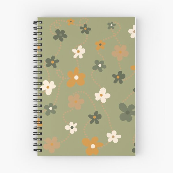 Item preview, Simple Flower Pattern (Fall Colors/Sage Green) designed and sold by vron615.