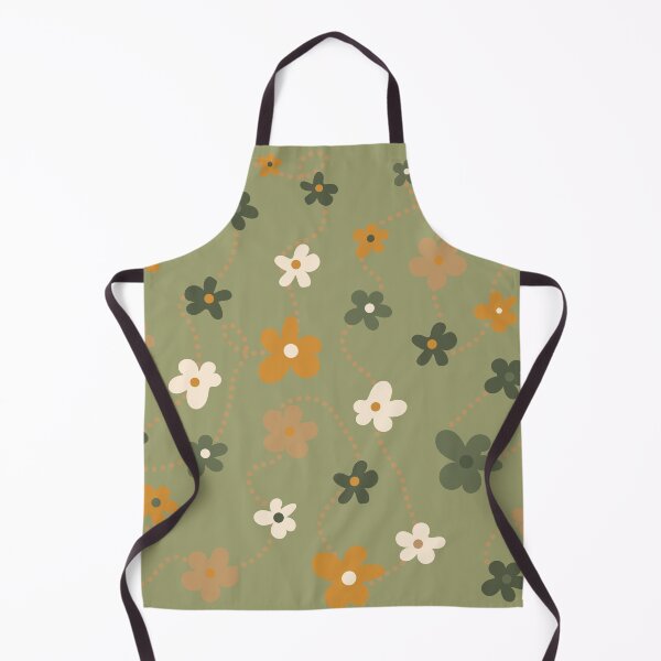 Item preview, Simple Flower Pattern (Fall Colors/Sage Green) designed and sold by vron615.