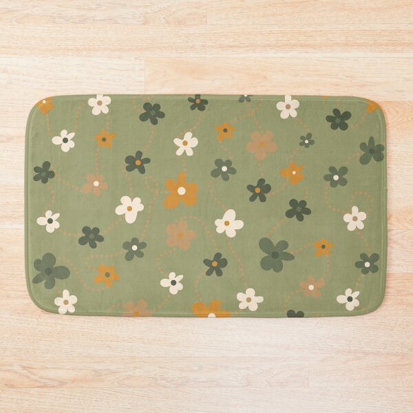Item preview, Simple Flower Pattern (Fall Colors/Sage Green) designed and sold by vron615.