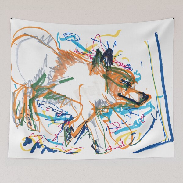 Item preview, Omi the Dog - Marker Sketch designed and sold by TomuAri.