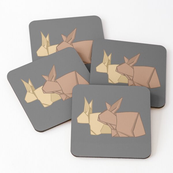 Item preview, mama and Papa Origami Rabbit _ Bunniesmee  designed and sold by bunniesmee.