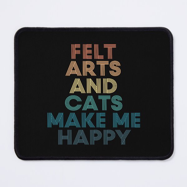 Item preview, Felt Arts And Cats Make Me Happy designed and sold by kindxinn.