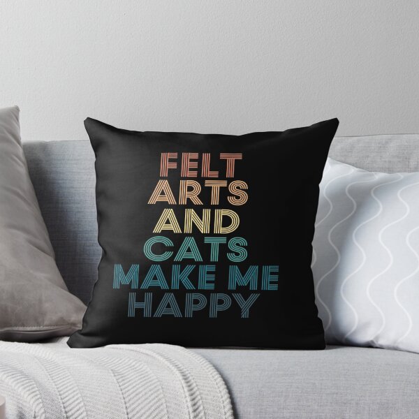 Item preview, Felt Arts And Cats Make Me Happy designed and sold by kindxinn.