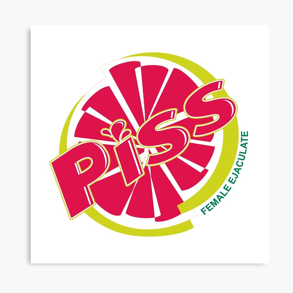 Piss (Female Ejaculate)- Parody logo of a well known soft drink