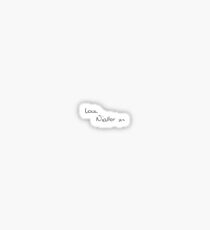 Niall handwriting Sticker
