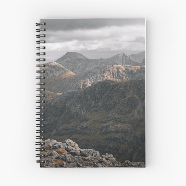 Item preview, Mountain Scenery in the Scottish Highland on a Dark Cloudy Day - View from Bidean Nam Bian designed and sold by BackpackTravel.
