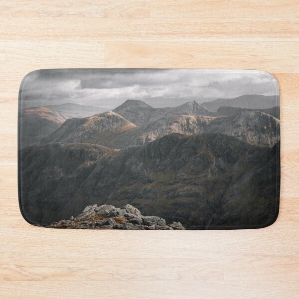 Item preview, Mountain Scenery in the Scottish Highland on a Dark Cloudy Day - View from Bidean Nam Bian designed and sold by BackpackTravel.
