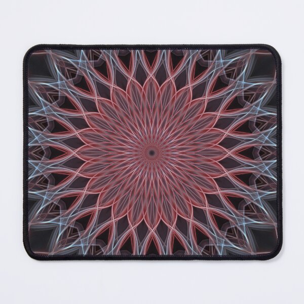 Item preview, Pastel red and neon blue mandala designed and sold by JBlaminsky.