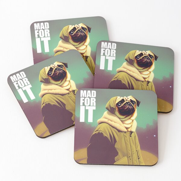 Item preview, Mad For It pug in a parka designed and sold by Seanyah.