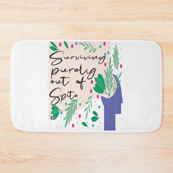 Item preview, Surviving Purely Out Of Spite : Self Care Gift, Thinking Of You Gift, Encouraging Gift designed and sold by Lea bolo.