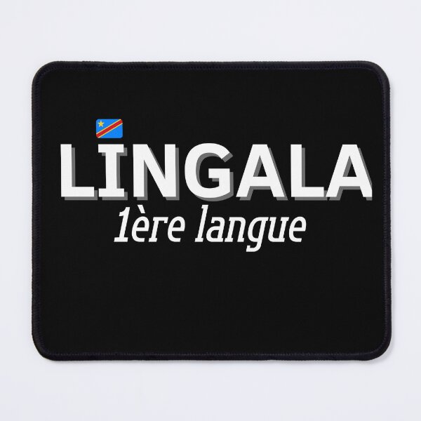 Aperçu de l'œuvre "LINGALA 1ère langue" Tee shirt humour Congo créée et vendue par monoso0607.