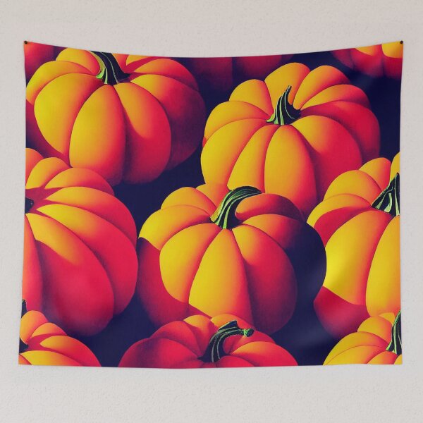 Item preview, Halloween Vintage Pumpkin Original designed and sold by Art-Love-Design.