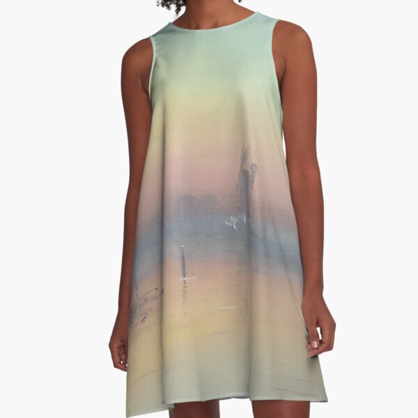 Dusk at Breydon Water A-Line Dress